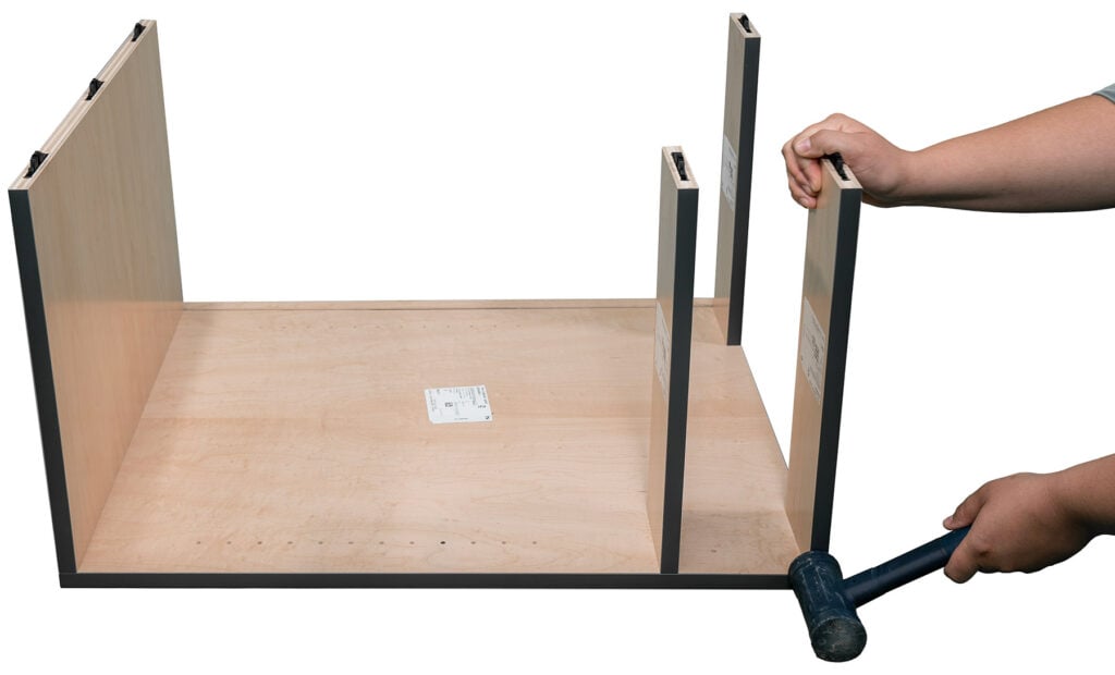 Attaching the mid-rail